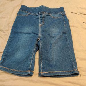 DKNY Girls Size 6X Dark Blue Pull On Bermuda Short